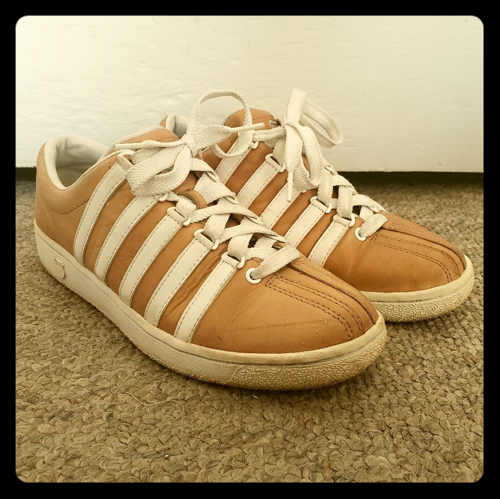 Vintage K-Swiss leather sneakers tennis shoes